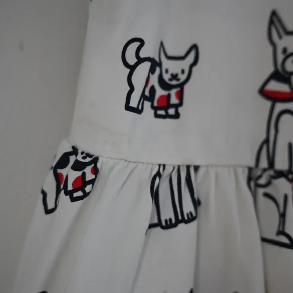Girls NWOT 3T Monica + Andy Dress in “Red, White & Woof” Style - Picture 8 of 11